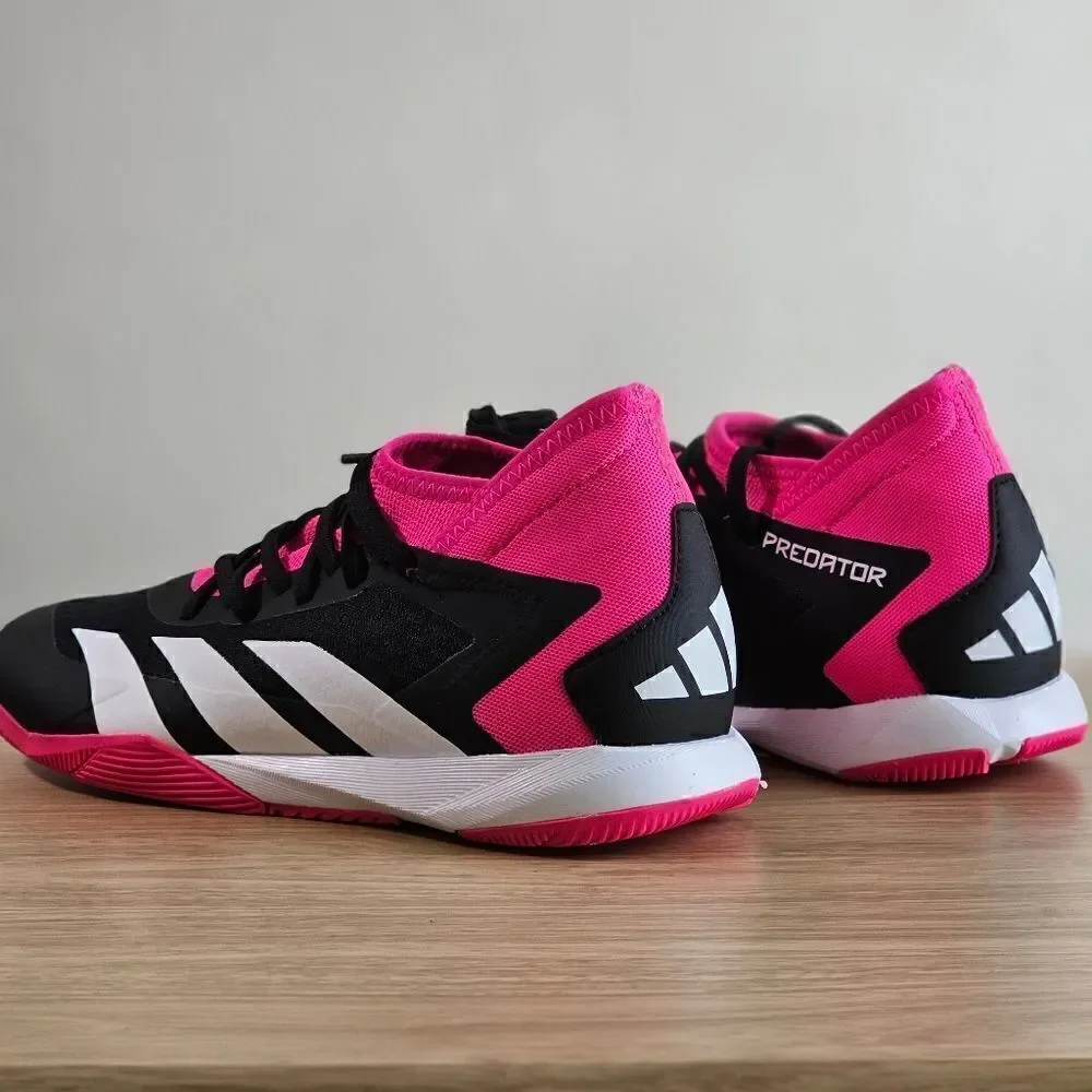 Adidas Predator Accuracy .3 Indoor Soccer Sala Shoes 9 Black Pink White GW7069